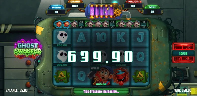 Ghost Sweeper бесплатные спины выигрыш