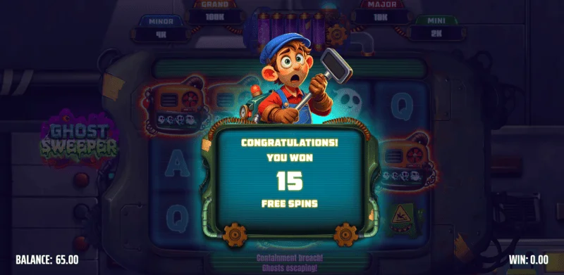 Ghost Sweeper бесплатные спины