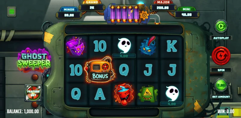Ghost Sweeper игровой экран